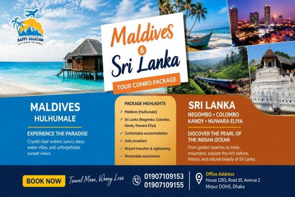 Hulhumale ,Colombo,Kandy,Nuwara,Eliya,Negombo