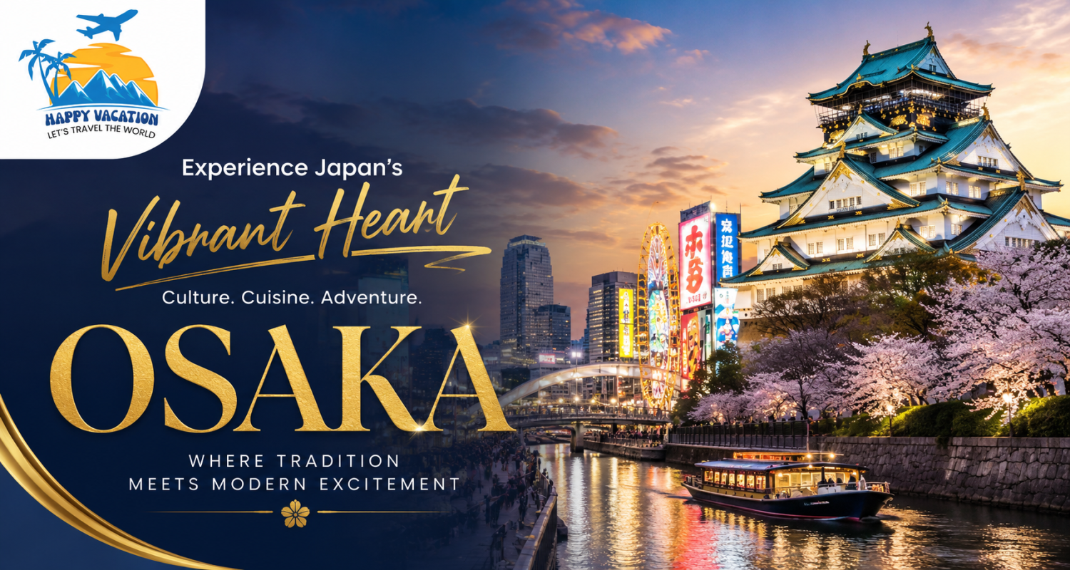 Osaka City At Japan