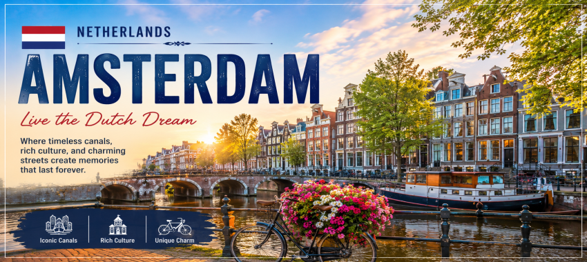 Amsteredam City At Netherlands