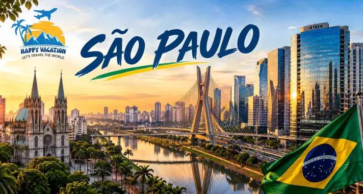 Sao Paulo City At Brazil